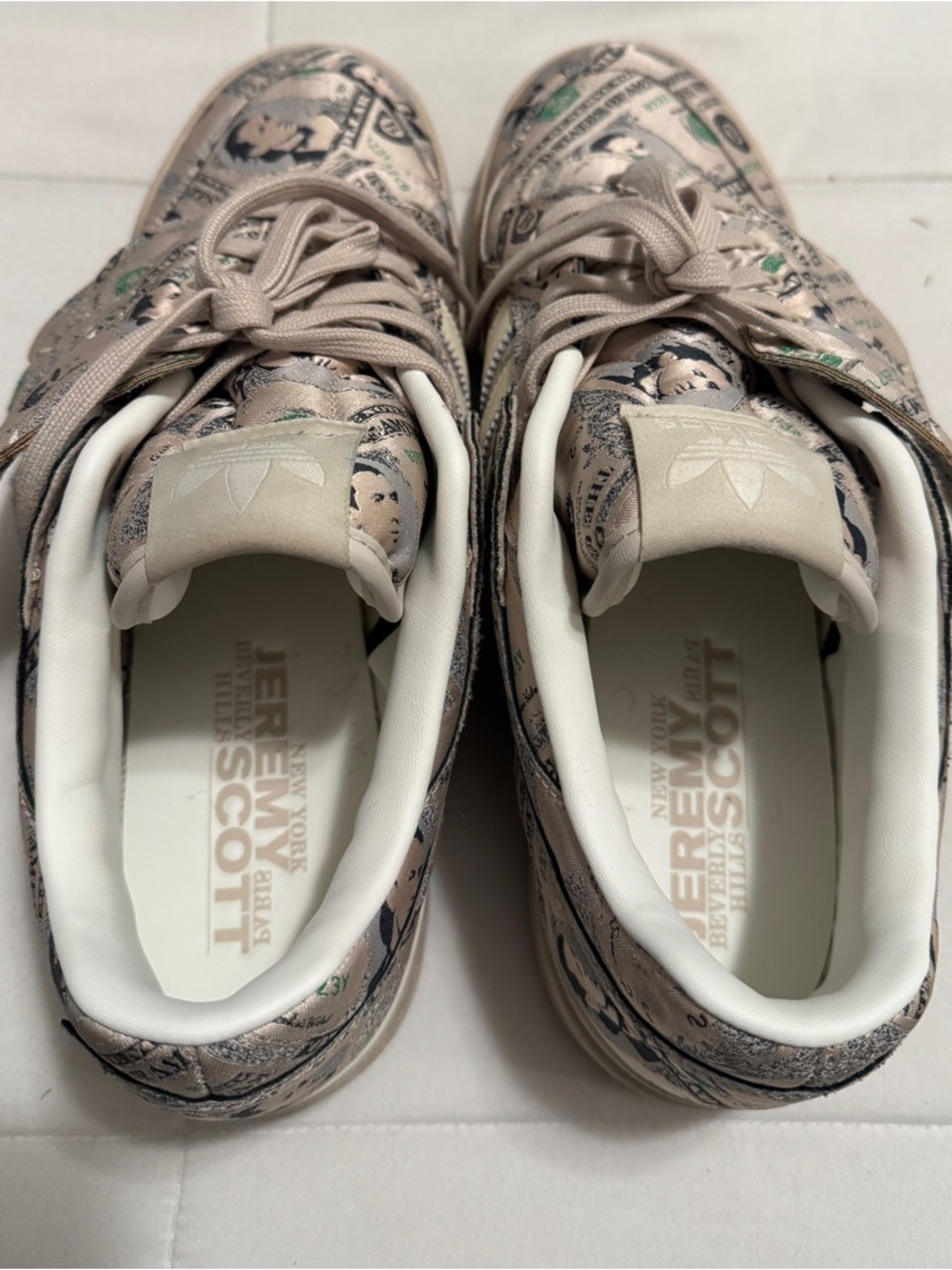 Mens Adidas Jeremy Scott Forum Money Low Sneakers- Size- 12 - Picture 4 of 5